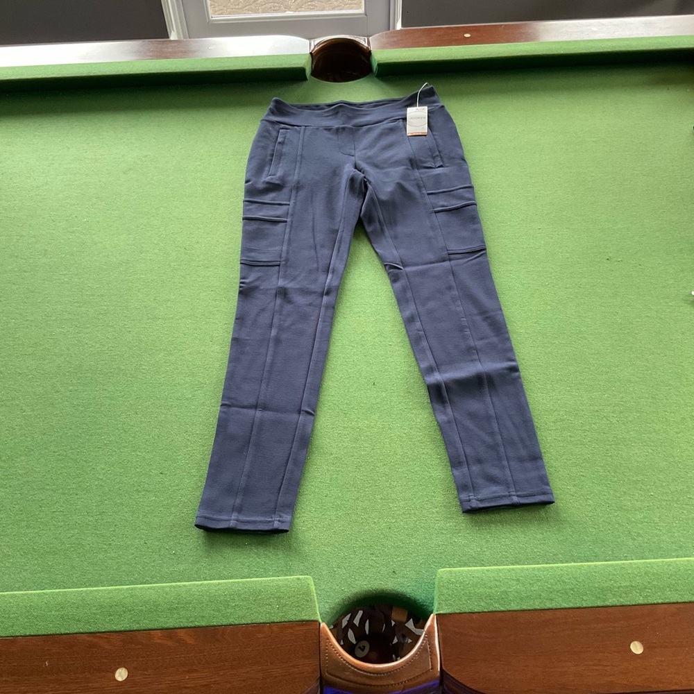 Jockey Blue ponte cargo Pants small nwt